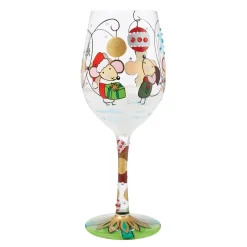 New Enesco Gift Not Even a Mouse Wine Glass