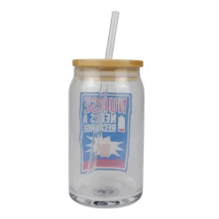 Outlet Enesco Gift Nurse Latte Glass with Lid