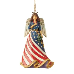 Online Enesco Gift Patriotic Angel Ornament