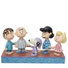 New Enesco Gift Peanuts gang in Christmas PJ's