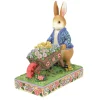 Best Sale Enesco Gift Peter Rabbit with Wheelbarrow