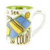 Best Sale Enesco Gift Pickleball Court Mug