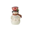 Store Enesco Gift Pint Size Snowman w/Large Hat