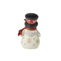 Store Enesco Gift Pint Size Snowman w/Large Hat