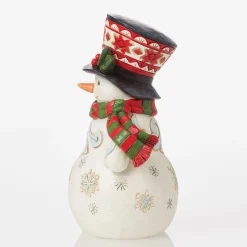 Store Enesco Gift Pint Size Snowman w/Large Hat