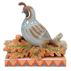 Discount Enesco Gift Quail Sitting on Leaves Fig