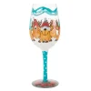 Best Enesco Gift Reindeer Games Wine Glass