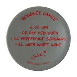 Best Enesco Gift Reindeer Games Wine Glass