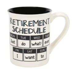 Store Enesco Gift RETIREMENT CALENDAR MUG