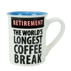 Best Sale Enesco Gift Retirement Coffee Break Mug