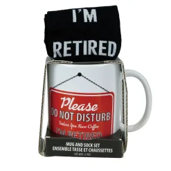 Store Enesco Gift Retirement Mug Sock Set