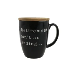 Fashion Enesco Gift Retirement Mug with Lid Set