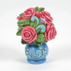 Hot Enesco Gift Rose Bouquet Mini Figurine