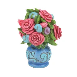 Hot Enesco Gift Rose Bouquet Mini Figurine