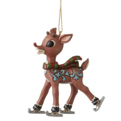 Flash Sale Enesco Gift Rudolph Ice Skating Ornament