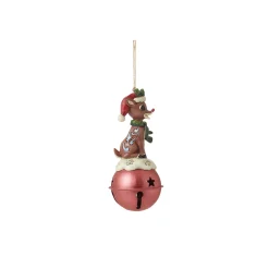 New Enesco Gift Rudolph Standing on Bell H/O