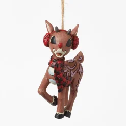 Hot Enesco Gift Rudolph with Earmuffs Ornament