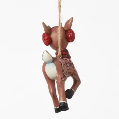 Hot Enesco Gift Rudolph with Earmuffs Ornament