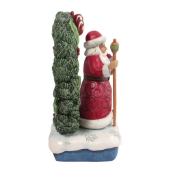 Cheap Enesco Gift Santa by Light-Up Wreath