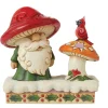 Clearance Enesco Gift Santa by Mushroom and Bird