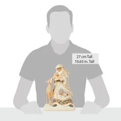 Clearance Enesco Gift Santa Holding Fawn Fig