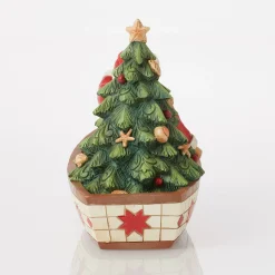 Clearance Enesco Gift Santa in Boat With Tree Fig