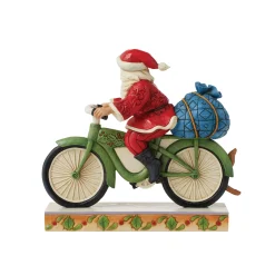 Cheap Enesco Gift Santa Riding Bicycle