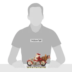 Cheap Enesco Gift Santa Riding Motorcycle