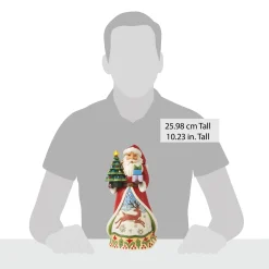Discount Enesco Gift Santa Vintage LED Tree Fig