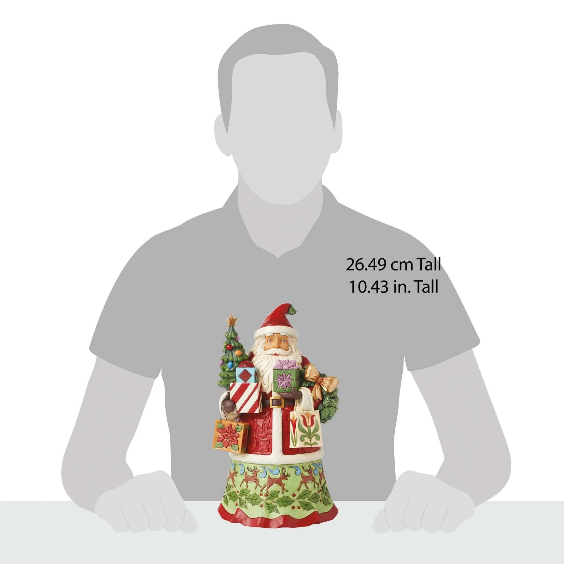 Best Enesco Gift Santa with Gifts Bags Figurine
