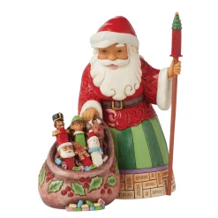 Cheap Enesco Gift Santa with PEZ Toy Bag