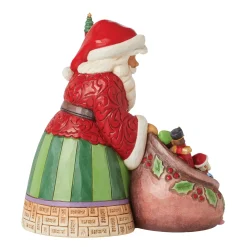 Cheap Enesco Gift Santa with PEZ Toy Bag