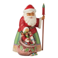 Cheap Enesco Gift Santa with PEZ Toy Bag