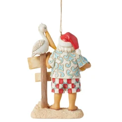 Online Enesco Gift Santa with Sign Ornament