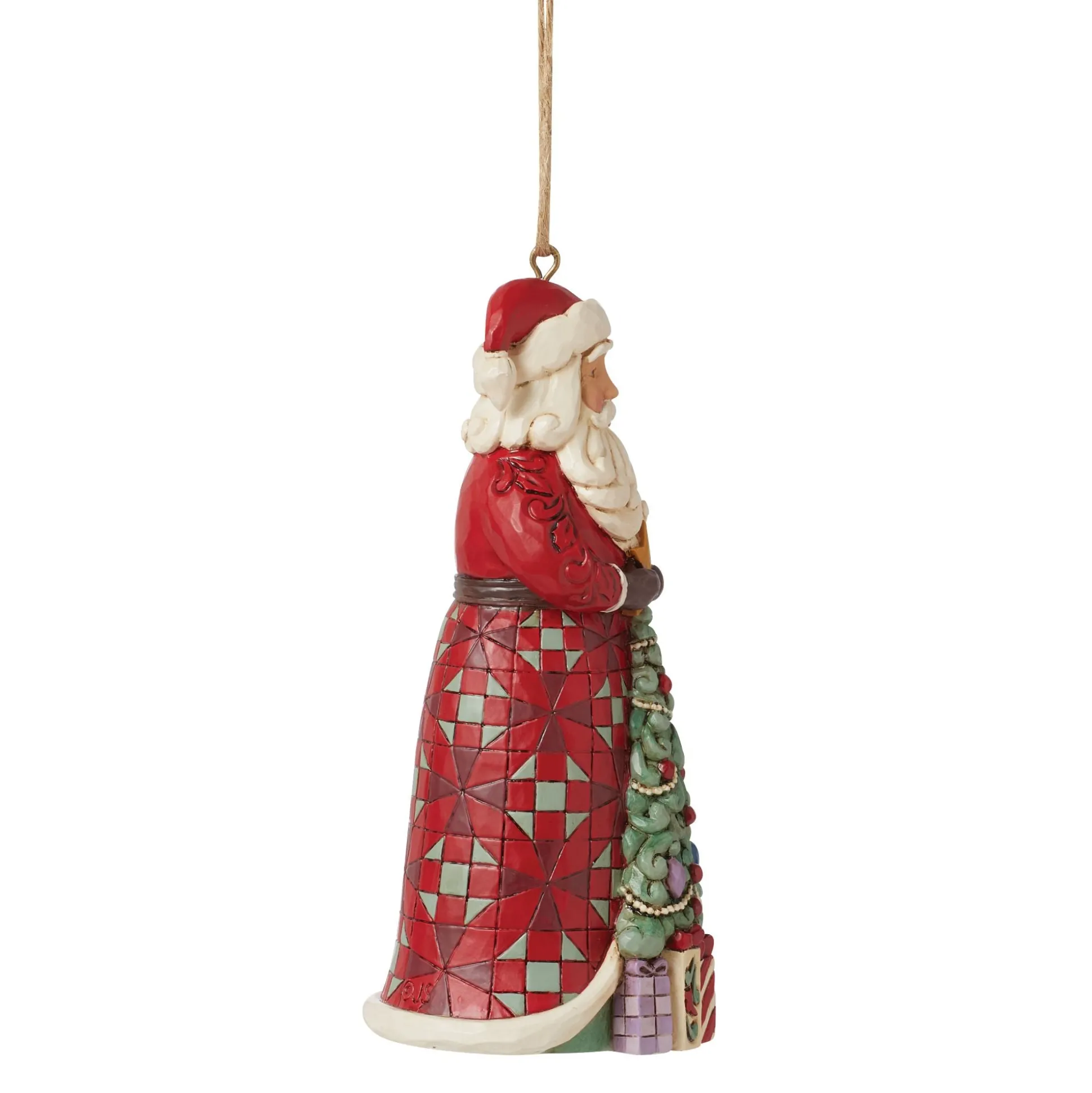 Best Enesco Gift Santa with Tree in Skirt Orn