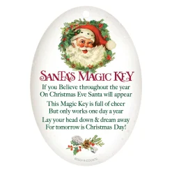 Outlet Enesco Gift Santa's Magic Key Ornament