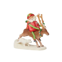 Clearance Enesco Gift Santa's Wild Ride Figurine