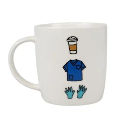 Best Sale Enesco Gift Scrubs Mug Sock CardSet