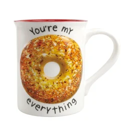 Online Enesco Gift Sculpted Bagel Everything Mug