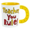 Best Sale Enesco Gift Sculpted Ruler Teacher Mug