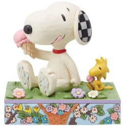 Best Enesco Gift Snoopy & Woodstock Eating Ice