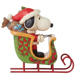 Clearance Enesco Gift Snoopy & Woodstock in Sleigh