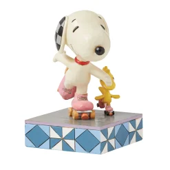 Online Enesco Gift Snoopy & Woodstock Roller Skat