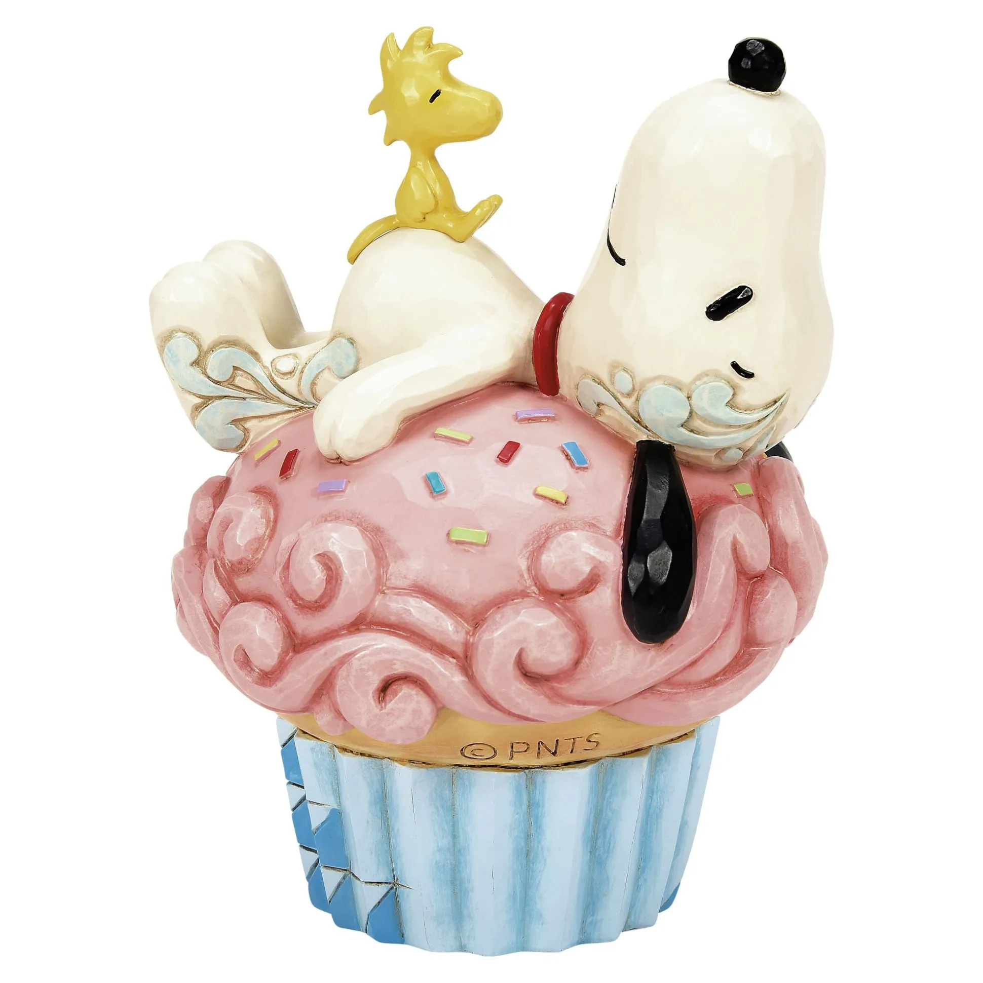Best Sale Enesco Gift Snoopy Laying on Cupcake