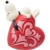Shop Enesco Gift Snoopy Laying On Heart
