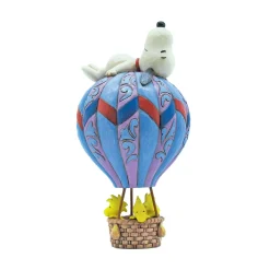 Best Sale Enesco Gift Snoopy laying on Hot Air Ballo