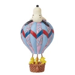 Best Sale Enesco Gift Snoopy laying on Hot Air Ballo