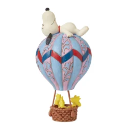Best Sale Enesco Gift Snoopy laying on Hot Air Ballo