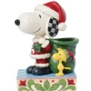 Cheap Enesco Gift Snoopy Santa and Elf Woodstock