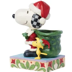Cheap Enesco Gift Snoopy Santa and Elf Woodstock